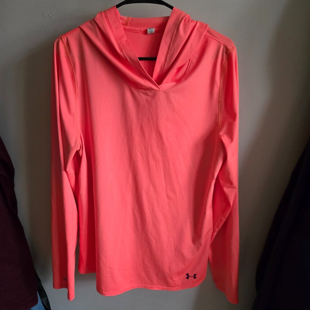 Cooling Athletic Hoodie Long Sleeve - Under Armour, Size L